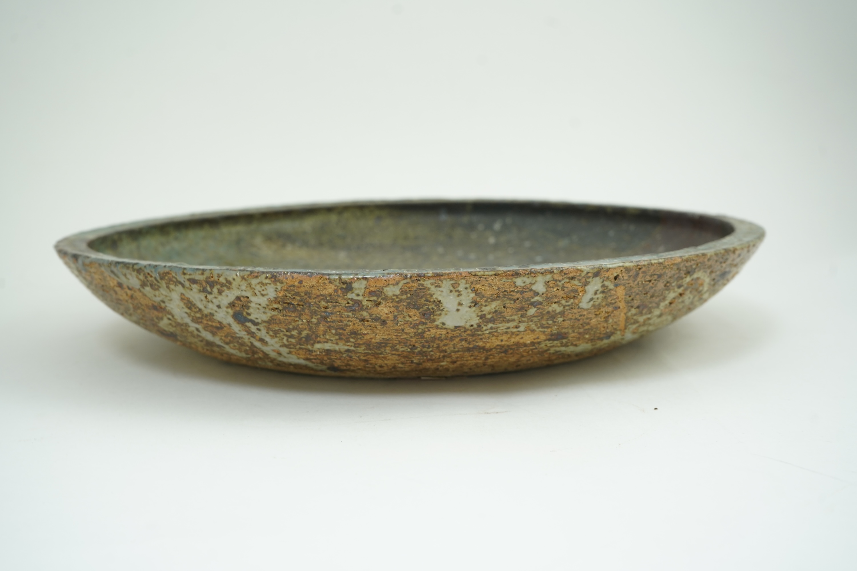 Derek Davis (1926-2008): A large stoneware charger